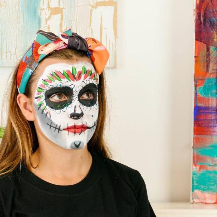 Face paint Fiesta Skull Project