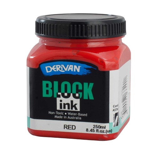 [1B2R]  BLOCK INK 250ML RED (WARM)