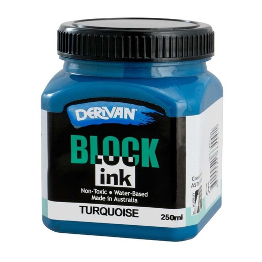 [1B2T]  BLOCK INK 250ML TURQUOISE