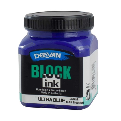 [1B2UBL]  BLOCK INK 250ML ULTRA BLUE (WARM)